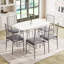 Kenyia Extendable Metal Base Dining Table-1169774270