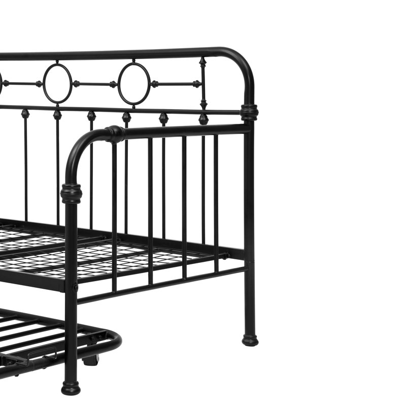 Twin Metal Daybed with Trundle by 