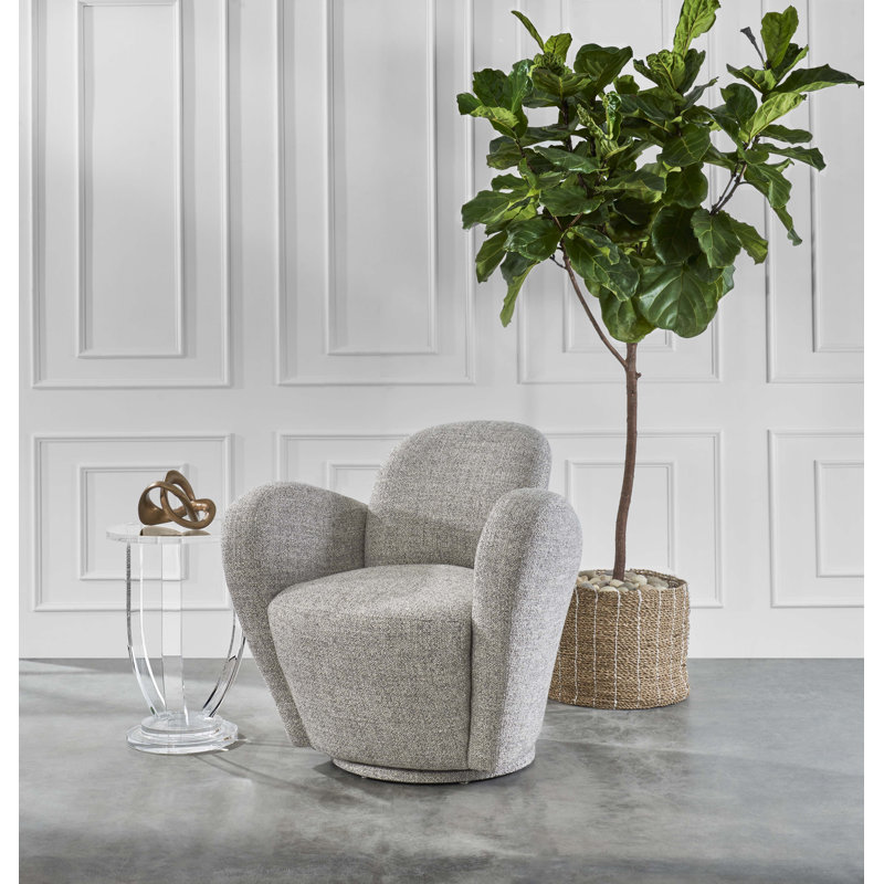 Miami Swivel Armchair, Fresco 100% Polyester