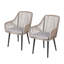 Chaise de patio avec coussin Cassil-872858719
