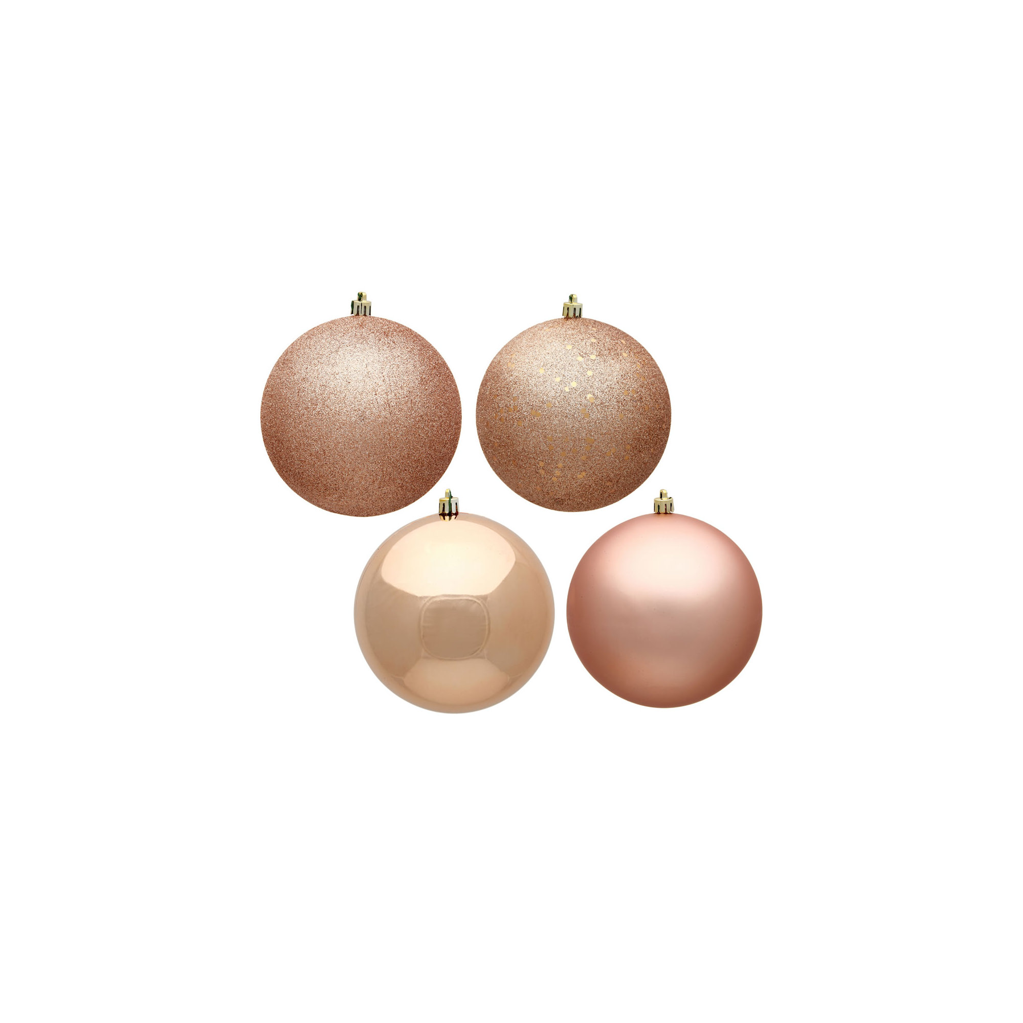 Holiday Décor Ball Ornament, Rose Gold