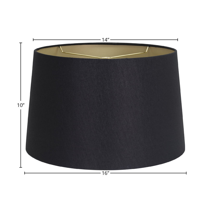 Lamp Shade, Black/Gold