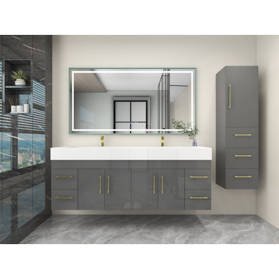 Ensemble de meuble-lavabo double 72 po