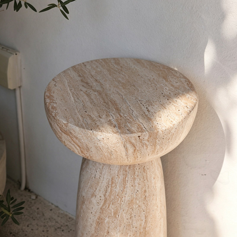 Table d'appoint autoportante pour l'extérieur