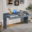 Console en bois avec 2 tiroirs-1950950731