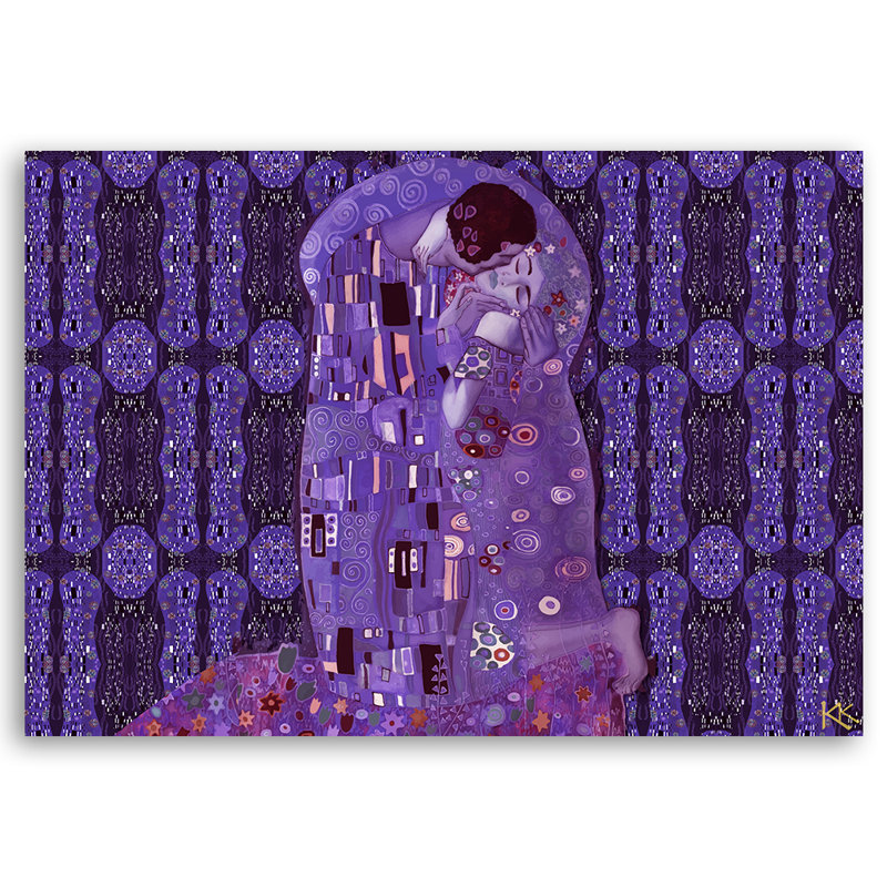 Gustav Klimt Fulfillment Of A Woman - No Frame Print on Canvas, 70cm H x 100cm W