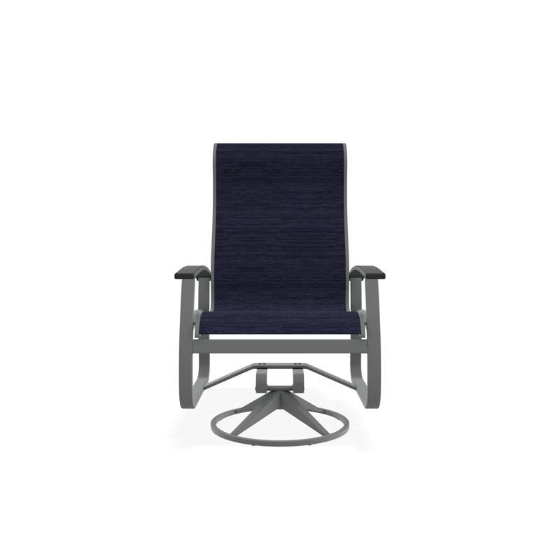 Belle Isle Outdoor Dining Chair, Collect Indigo, Graphite