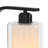 Modern Bedside Wall Sconce Minimalist Wall Light Fixture for Bedroom, Living Room, E27 Socket (Bulb Not Included)