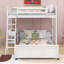Lit superposé en bois Icaro avec bureau et tiroirs, échelle-912730967-912730968