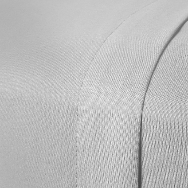 Drap plat en microfibre , Drap plat grand, Blanc