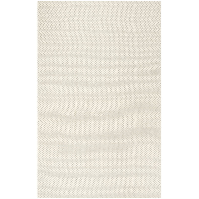 Marina Handmade Flatweave Ivory Area Rug, Rectangle 69 x 122cm