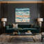 «Coastal Gulf Coast», art mural sur toile beige-685588370
