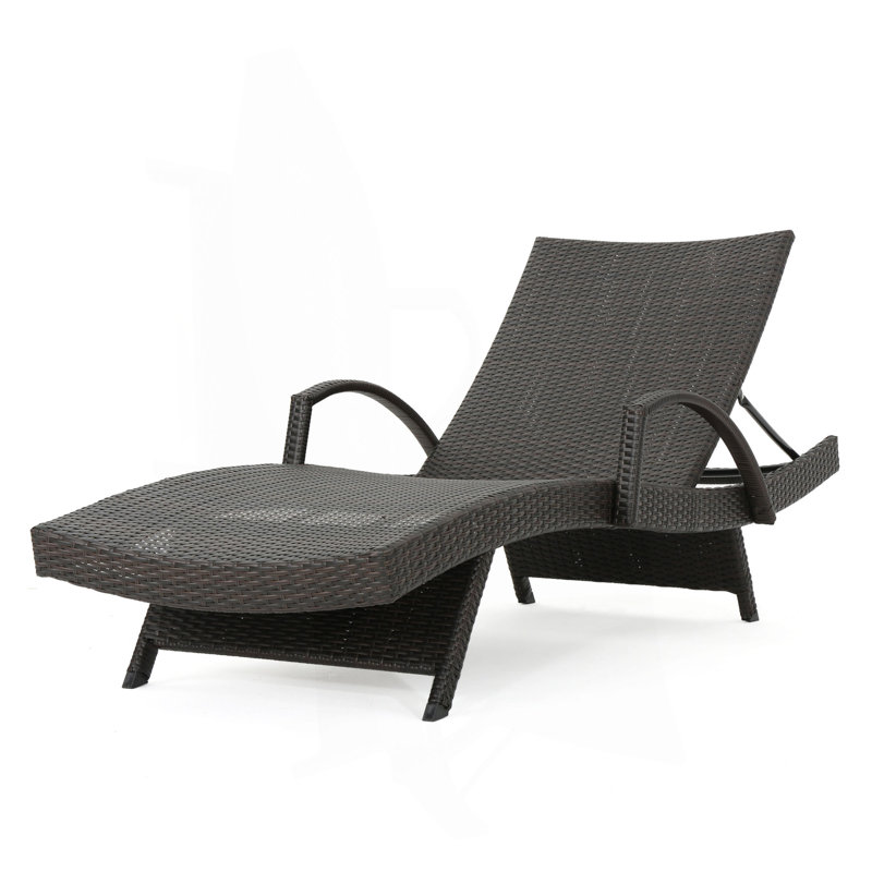 Fauteuil en osier avec accoudoirs Salem