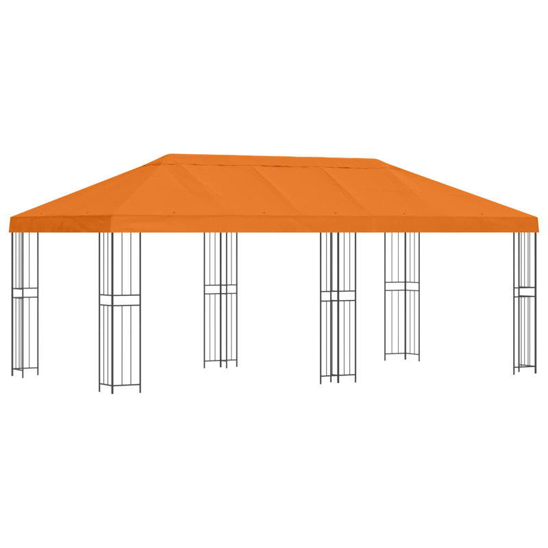 Vidaxl Gazebo Polyester And Steel, Orange