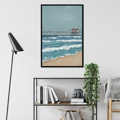 Fishing Pier Diptych II - Painting