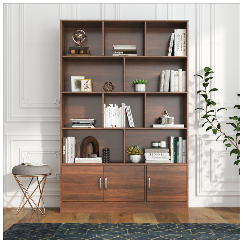 Bibliothèque haute avec tablettes