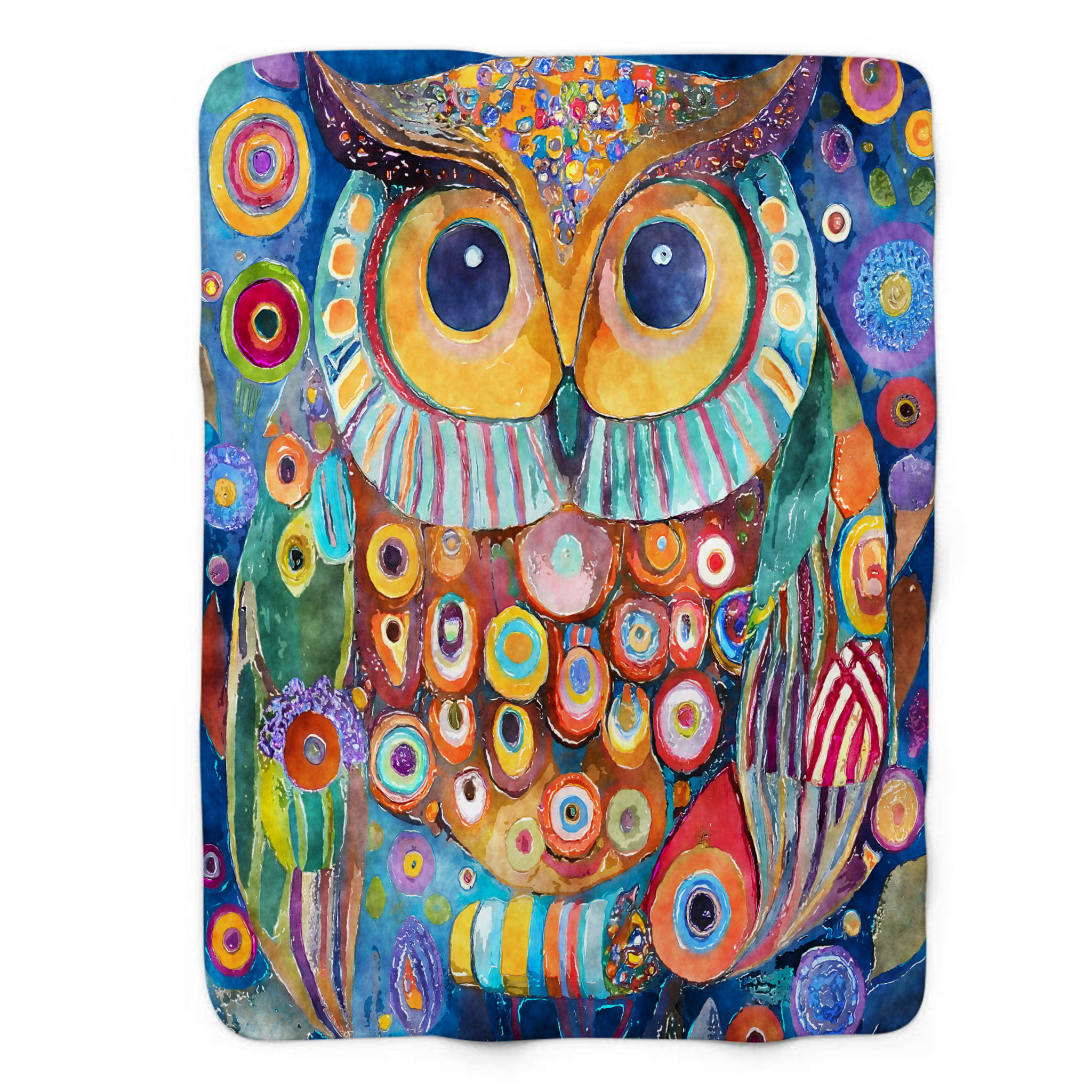 Charming Owl Quilted Blanket NCU0VL141 main image 1