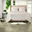 Ensemble de literie moderne en velours pour grand lit, couvre-lit matelassé blanc 3 pièces