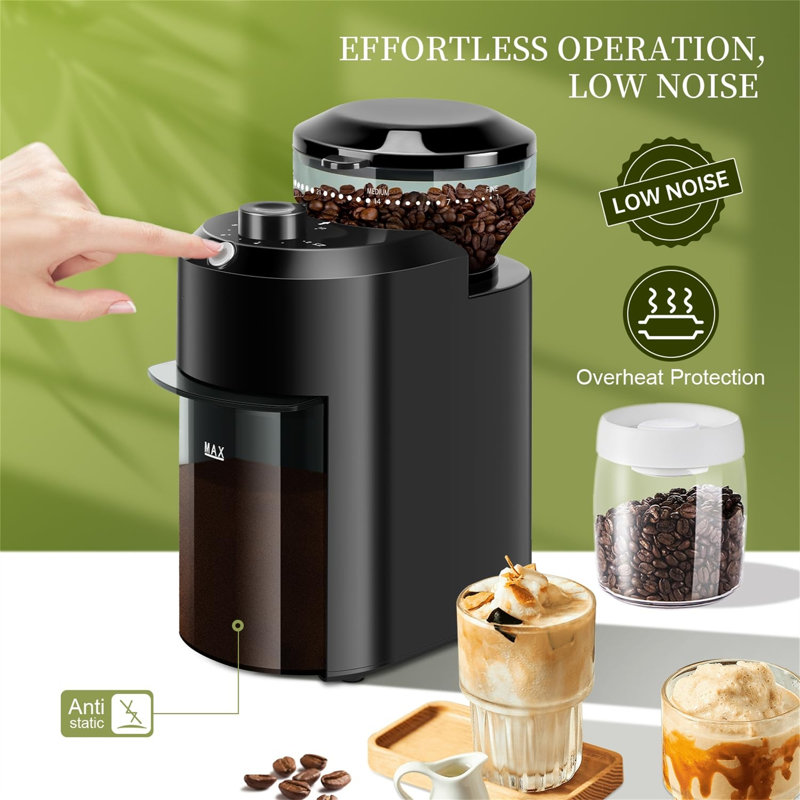 Chengdu Menghejia Technology Co., Ltd. Stainless Steel Electric Blade Coffee Grinder