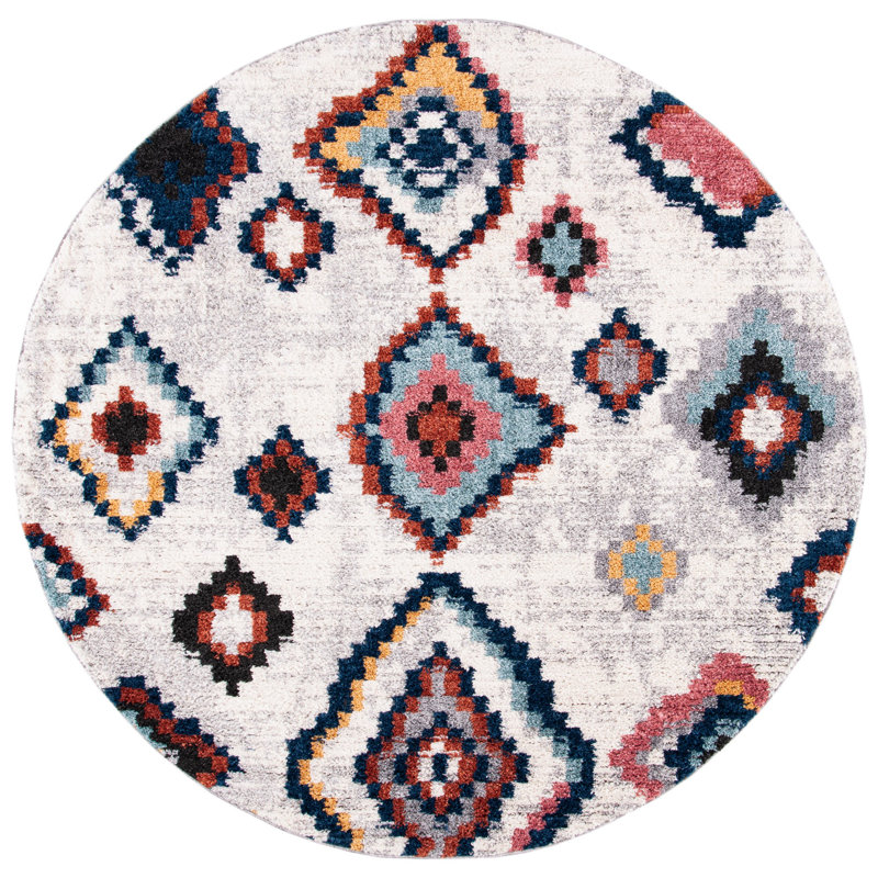 Robillard Performance Southwestern Rug, Round 6'7"