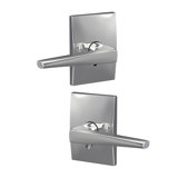 Custom Eller Hall-Closet and Bed-Bath Lever with Century Trim