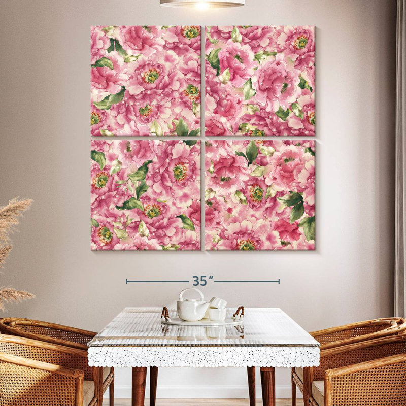 Harnek Bloom Pattern, 45" H x 45" W