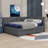 Cathaline Full Size Upholstered Daybed with 2 Storage Drawers Sofa Bed Frame-1496762141