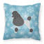 Coussin intérieur/extérieur en flocons d’hiver-32011210