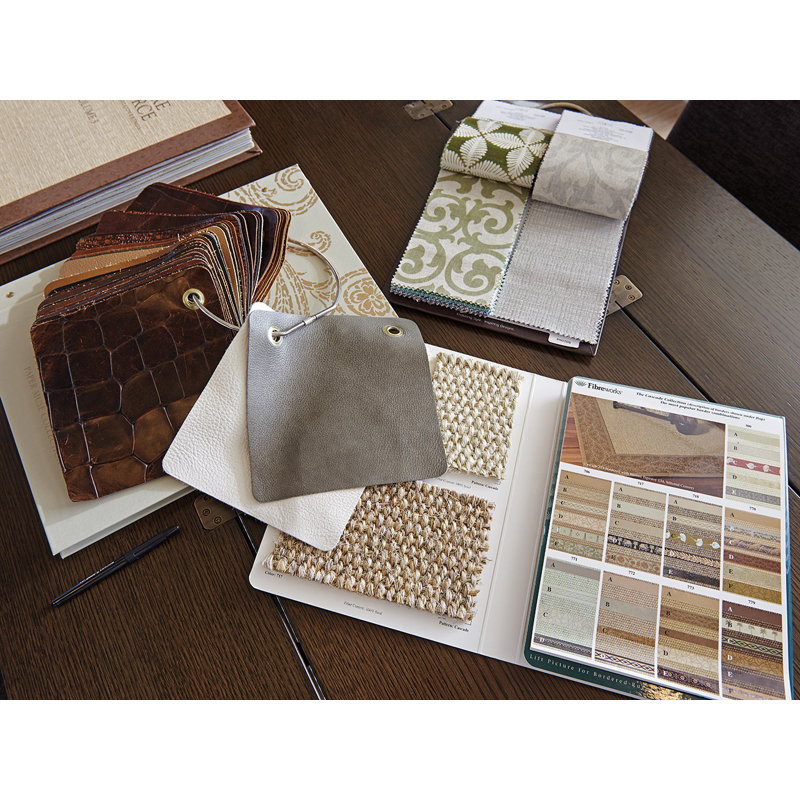 Transitional Brown Wood and Metal Rectangular Console Table