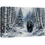 Hiver, forêt, ours, art de la faune, images de cabane-132863495-132863498
