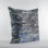 Indigo Rivulet Square Indoor/Outdoor Pillow Cover & Insert