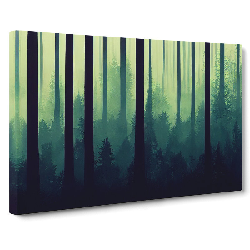 A Pleasant Forest - Wrapped Canvas, 50cm H x 76cm W x 3cm D