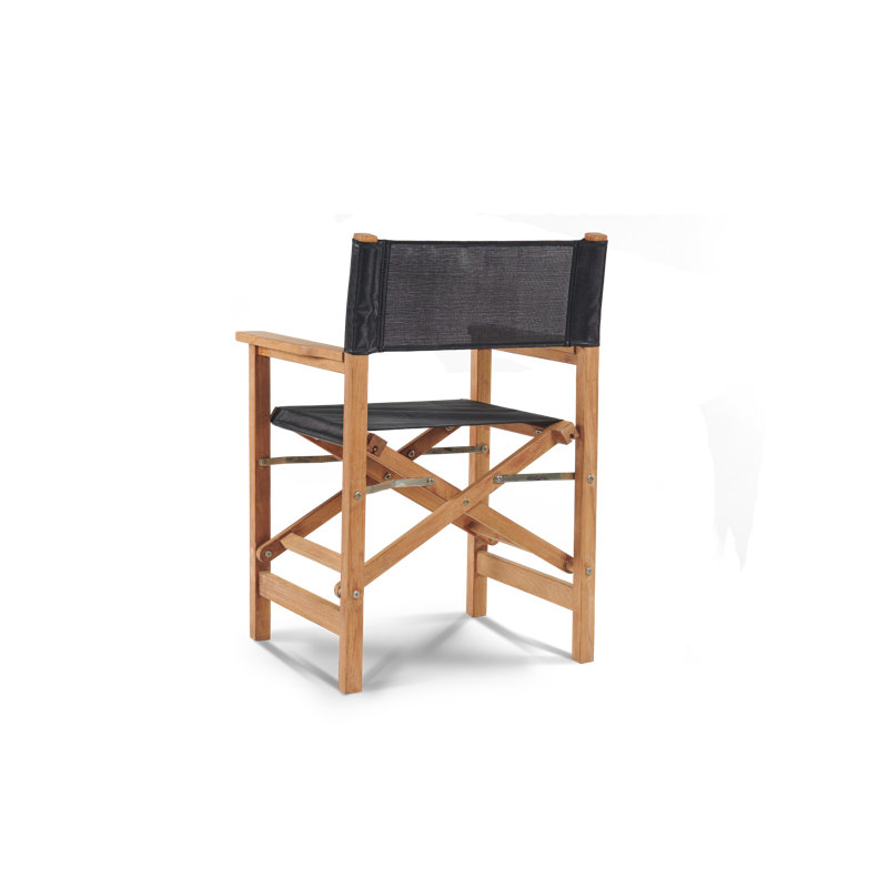 Folding Director Chair, Black