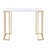 White And Gold Writing Desk