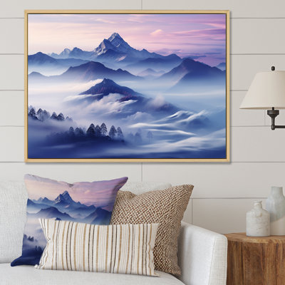 " Mountain Blue Peak Harmonies III "