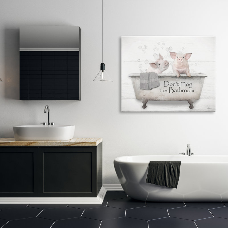 Porcs de salle de bain Hog, H 36 po x l 48 po x P 1,5 po