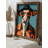 Elegant Decorative Framed MDF Painting, 13.8 x 18.5 x 0.1 inches | 100% MDF with 3 mm Thickness, 100% Pine Wood Frame | UV Printed Artwork for Stylish Home Decor, Perfect for Living Room or Office