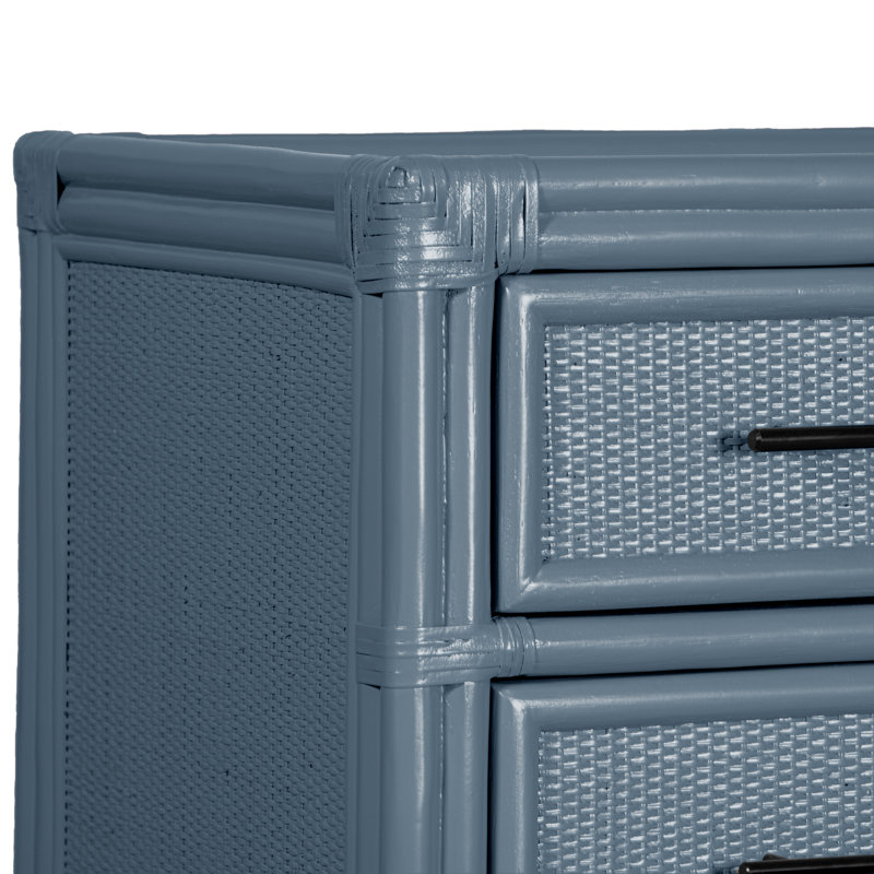 Aruba 4 - Drawer Nightstand, Regatta Blue