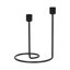 Porte-bougie décoratif avec base sculpturale tourbillon-89117372