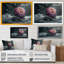 «A Blooming Pink Peony Flower in Winter III», impression sur toile-160501748-160501749