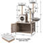 Burslem 52'' Cat Tree with Litter Box Enclosure-88378918