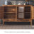 Retro Solid Wood Accent Cabinets