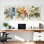 Art floral sur toile, reproduction de peinture à l'huile, pour salon