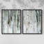 «Snowy Birch I», reproduction encadrée de qualité supérieure - prête à être accrochée - aucun clou requis - aucun clou requis-1402381931-1402381928