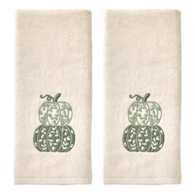 SCROLL PUMPKIN EMB HAND-NATURAL