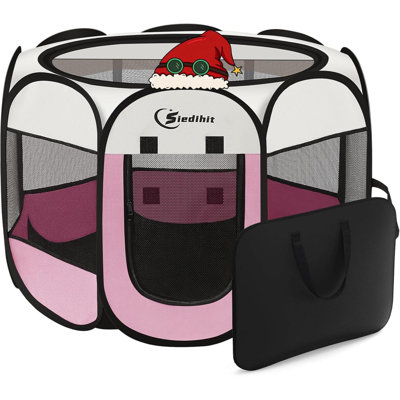 Parc pour animaux de compagnie pour chat avec enclos intérieur pour chiots pour camping en plein air