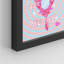 «Pink Mirror Drink Tiger Collages Shapes» - Ensemble de 4 reproductions de cadres photo simples-97782260-97782262