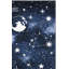 Tapis bleu foncé / bleu clair Highfill-469654766
