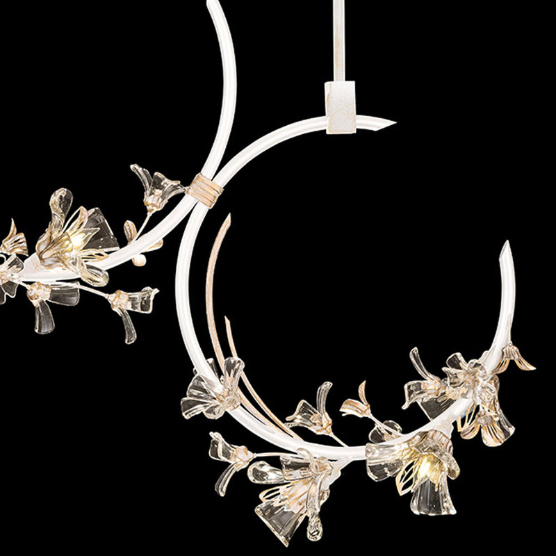 Azu 8 - Light Unique/Statement Pendant, White