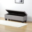 Banc de rangement avec repose-pieds Ahrens gris foncé H 18,7 po x l 41,73 po-196630285-210987865